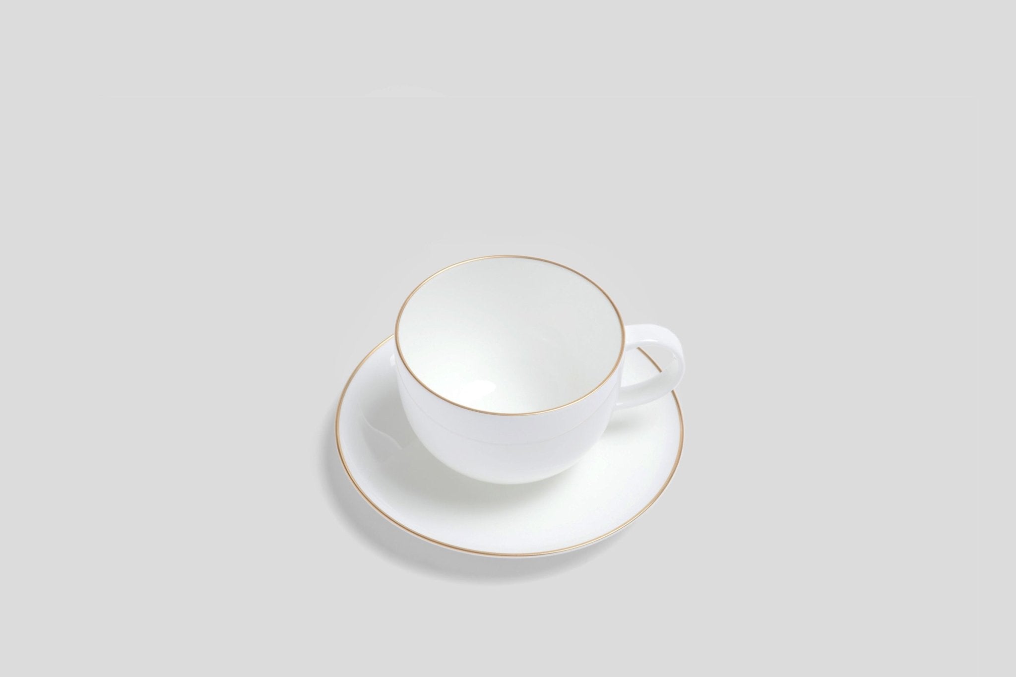 Designer-Luxury-Modern-Nikko Goldline Breakfast Cup & Saucer-Nikko-Goldline-Gold-Bodo Sperlein-Bone China-Designer-Luxury-Modern-Tasse-Becher-Kaffee Tasse