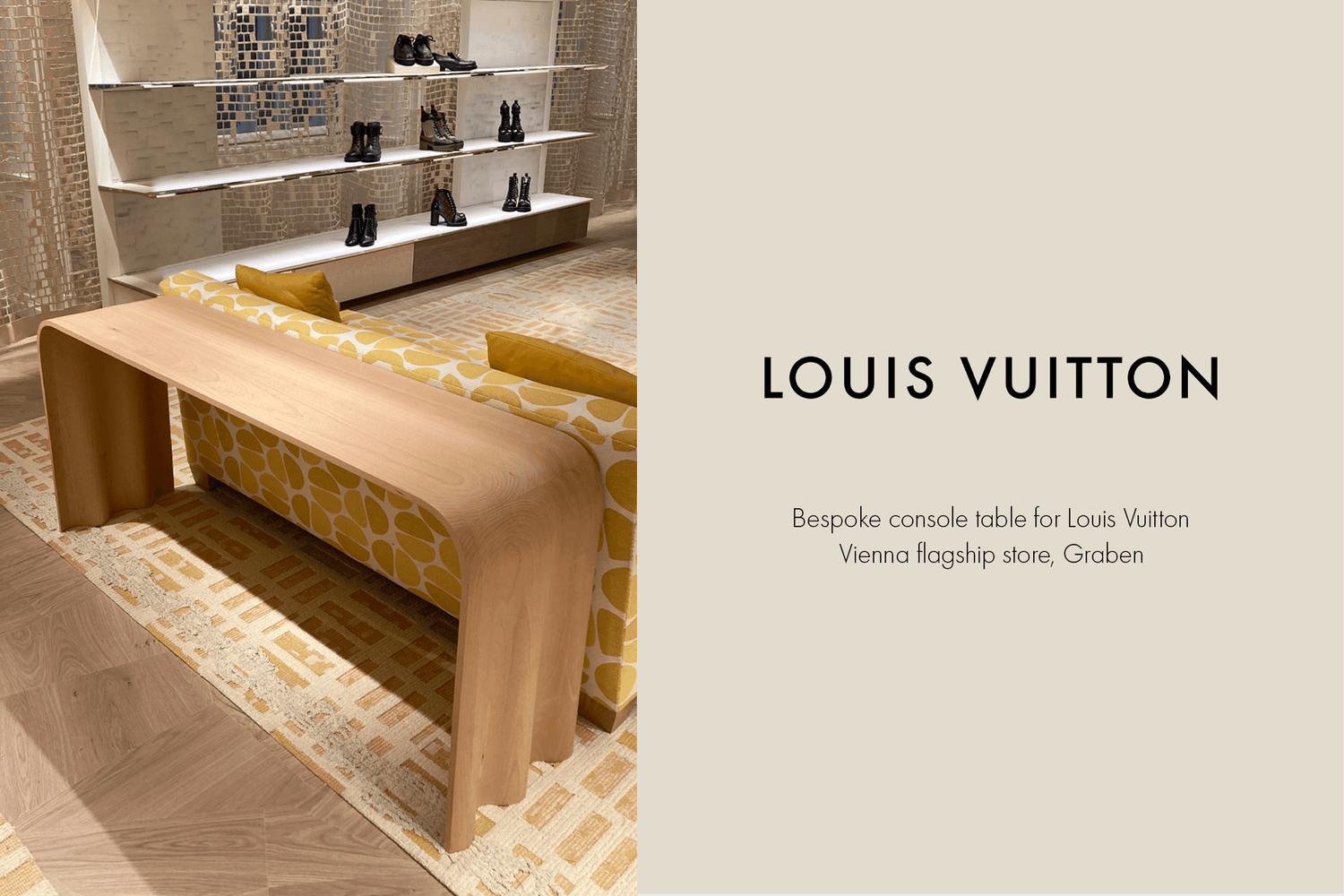 Console Table for Louis Vuitton
