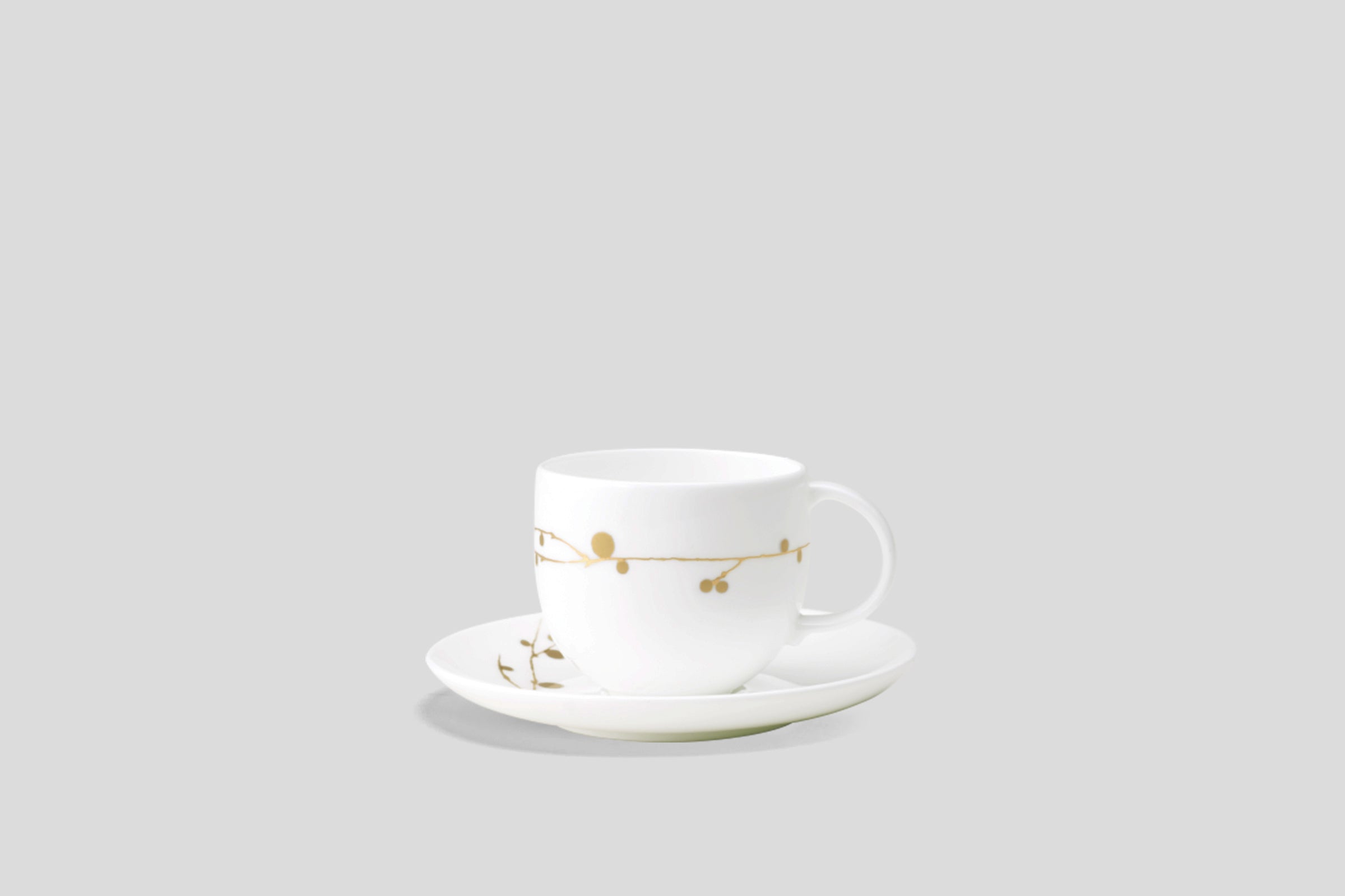 Designer-Luxury-Modern-Nikko Golden Berry Espresso Cup & Saucer-Nikko-Golden Berry-Bodo Sperlein-Bone China-Designer-Luxury-Modern-Tasse-Becher-Kaffee Tasse