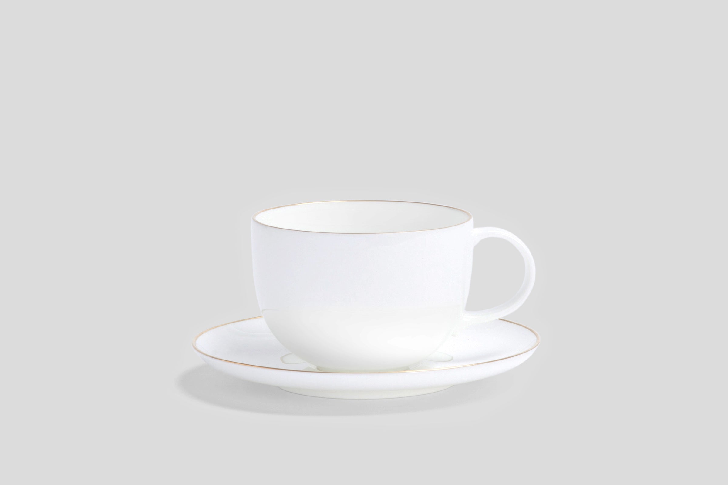 Designer-Luxury-Modern-Nikko Goldline Breakfast Cup & Saucer-Nikko-Goldline-Gold-Bodo Sperlein-Bone China-Designer-Luxury-Modern-Tasse-Becher-Kaffee Tasse