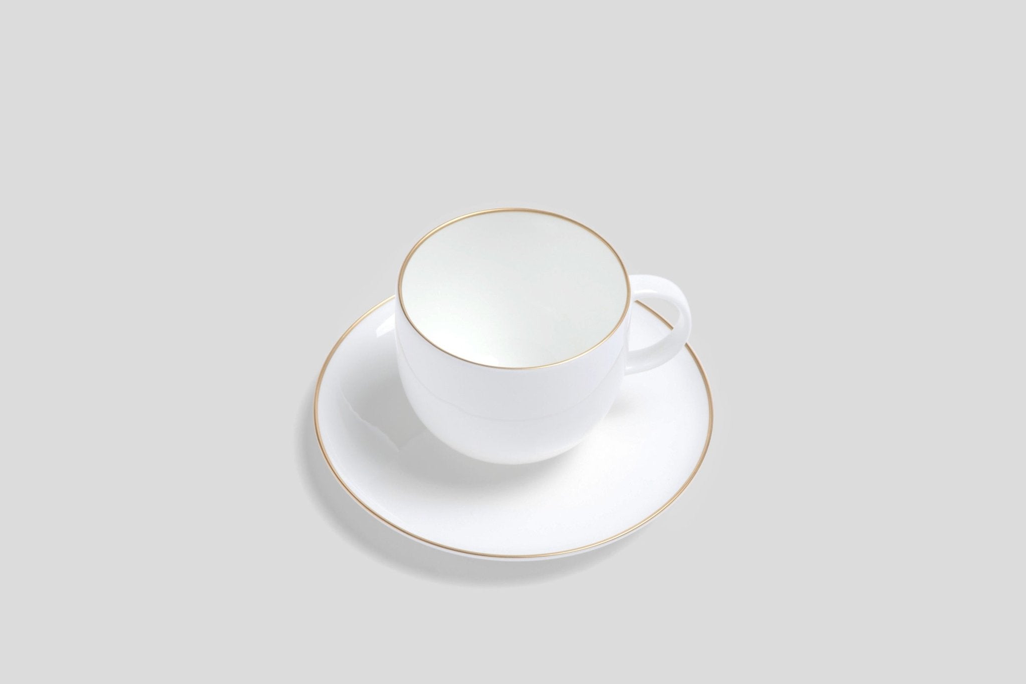Designer-Luxury-Modern-Nikko Goldline Teacup & Saucer-Nikko-Goldline-Gold-Bodo Sperlein-Bone China-Designer-Luxury-Modern-Tasse-Becher-Kaffee Tasse